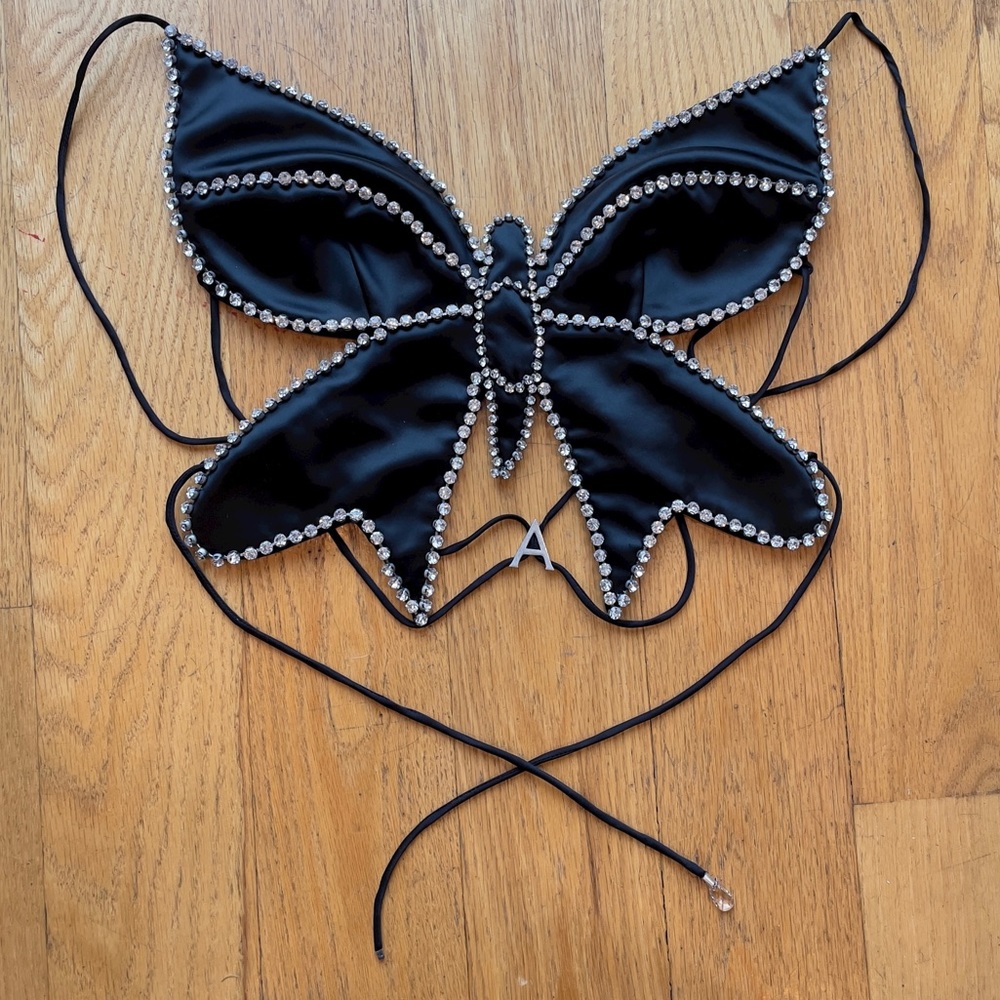 AREA embellished butterfly top size 2